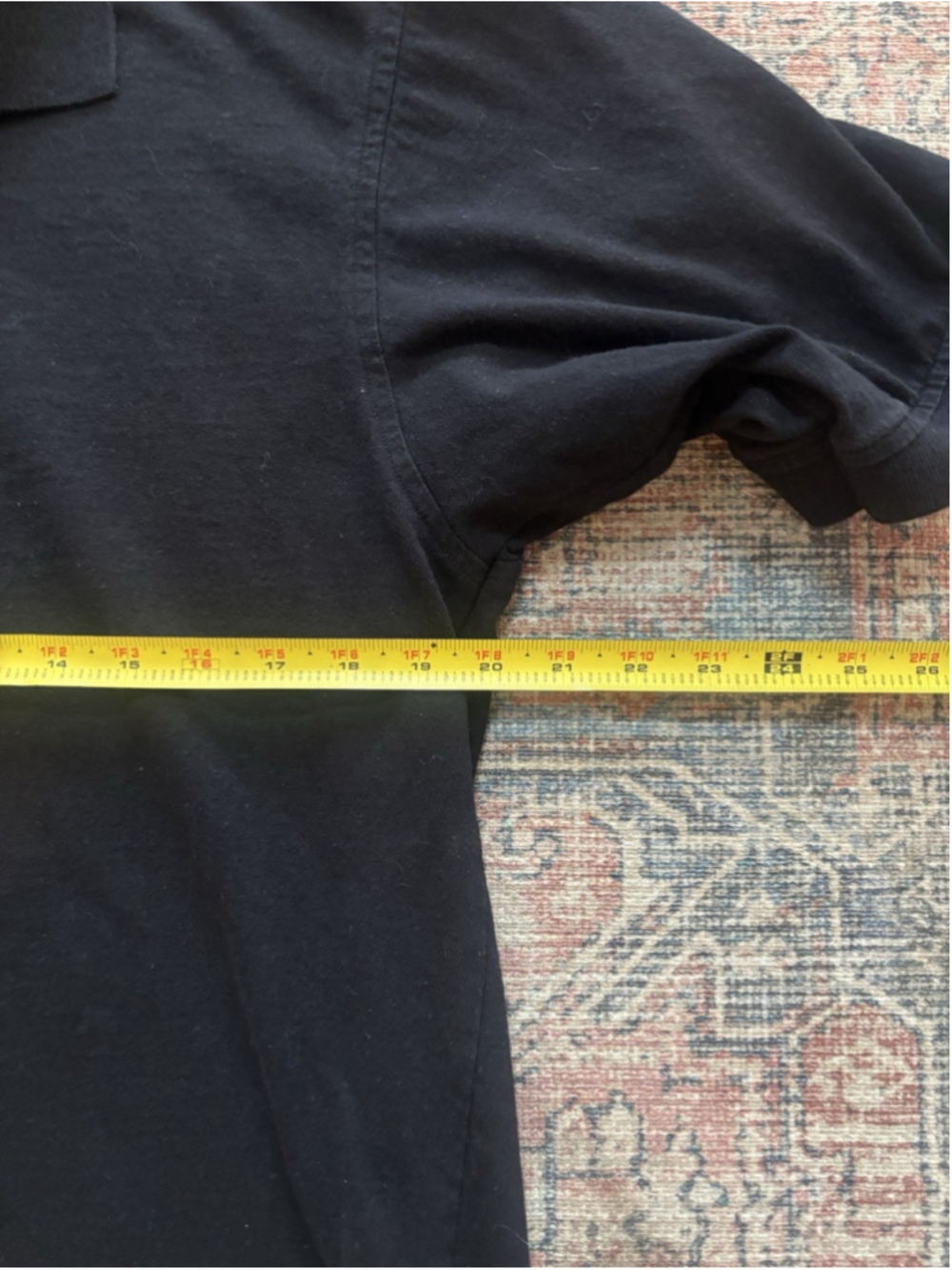 Vintage Harley Davidson Flames Polo Shirt Black Graphic Embroidered Mens - Picture 8 of 8